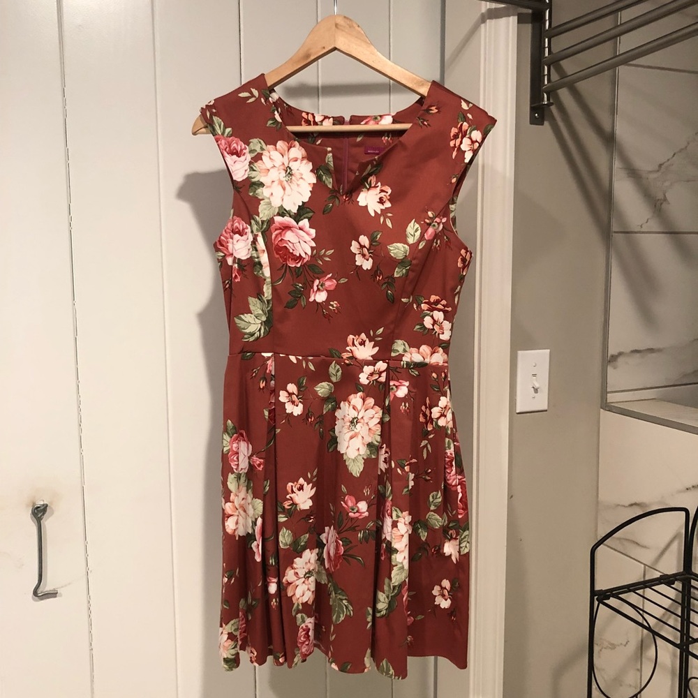 ModCloth A-line floral dress